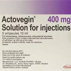 Actovegin 400 mg.