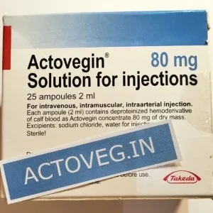 Actovegin 80 mg. 25 injections