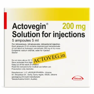Actovegin 200 mg. 5 ml. injections